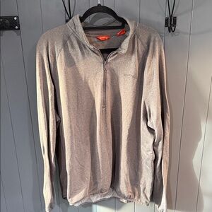 Merrell Men's Light Gray Zip-Up Sweater